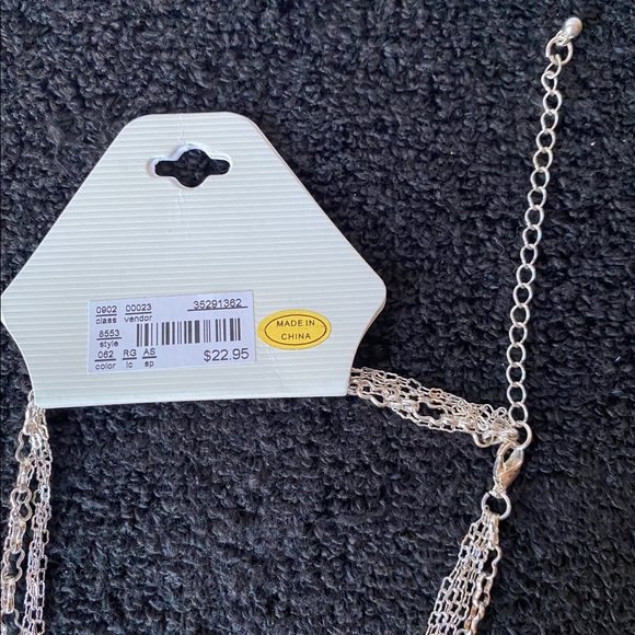 Christopher Banks Silver Colored 20" Necklace NWT - Picture 4 of 4